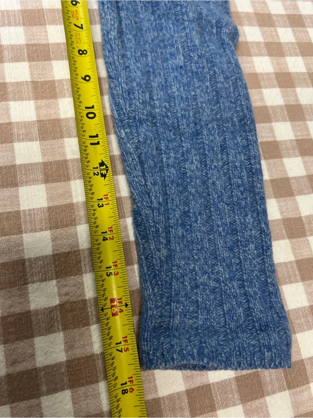 Ralph Lauren turtleneck wool sweater large blue